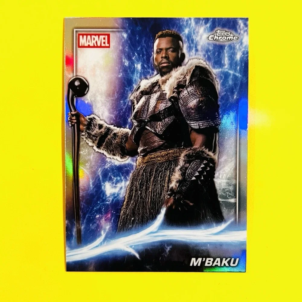 2025 Topps Chrome Marvel Studios M'Baku #83‎ Refractor Phase Three Black Panther